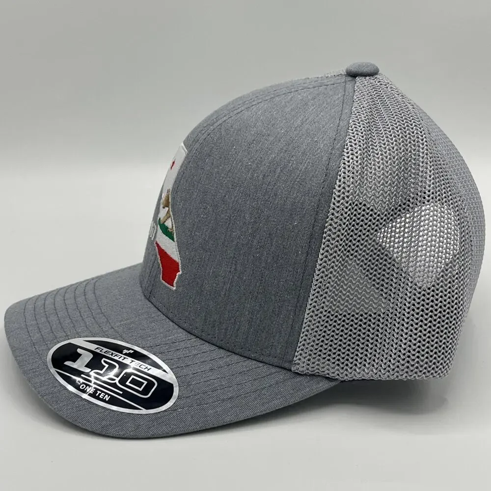 Travis Mathew Trucker Hat Adult Snapback Gray California State Logo Mesh Cap